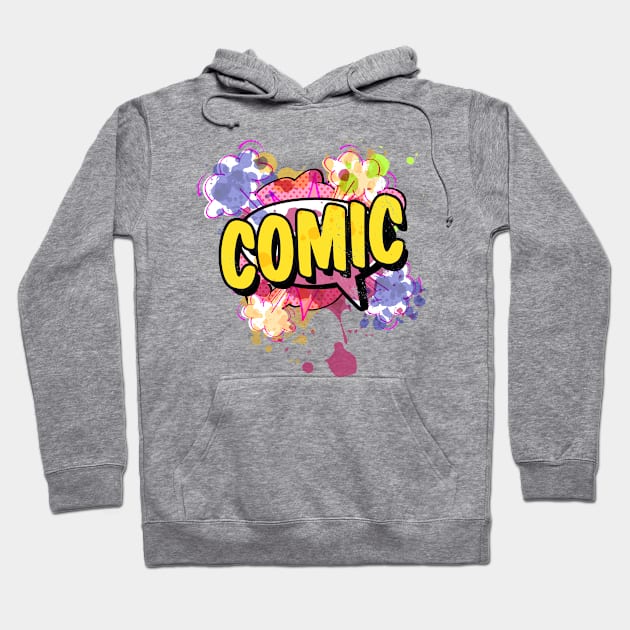 Comic Style Hoodie by ttshirty